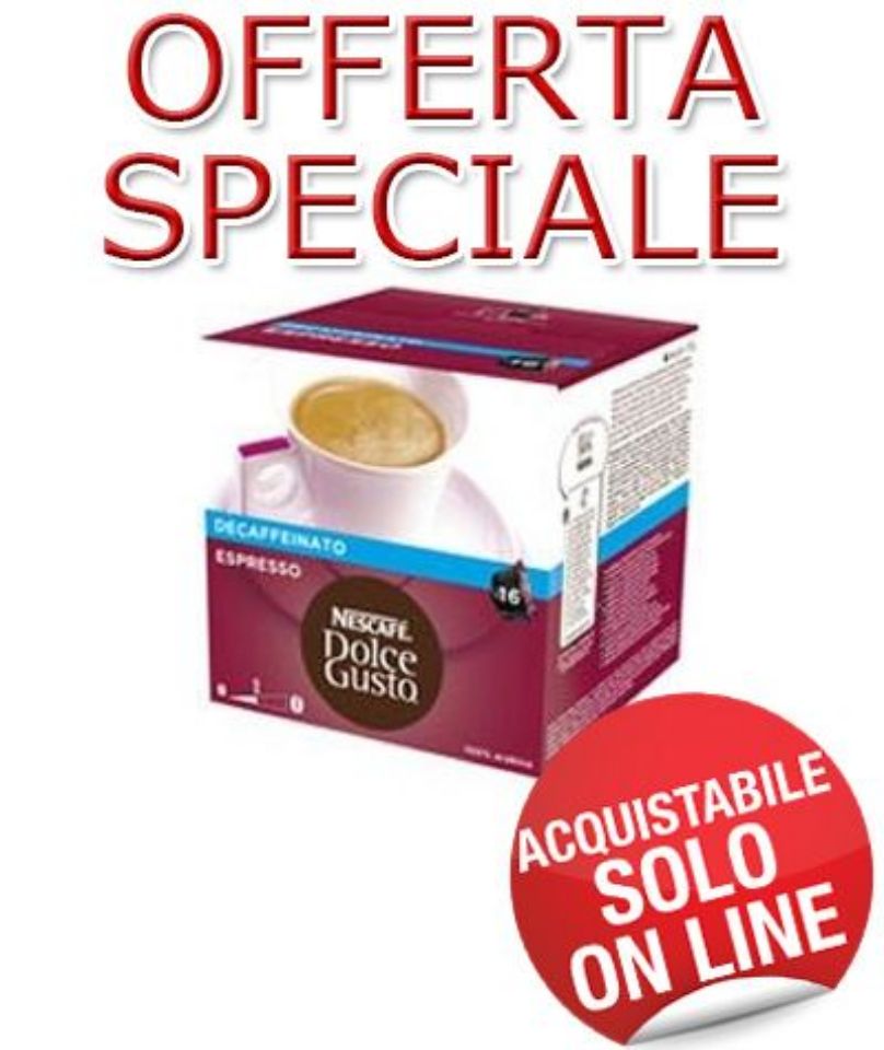 Caffe' Nescafe' Dolce Gusto Espresso Decaffeinato 48 Capsule