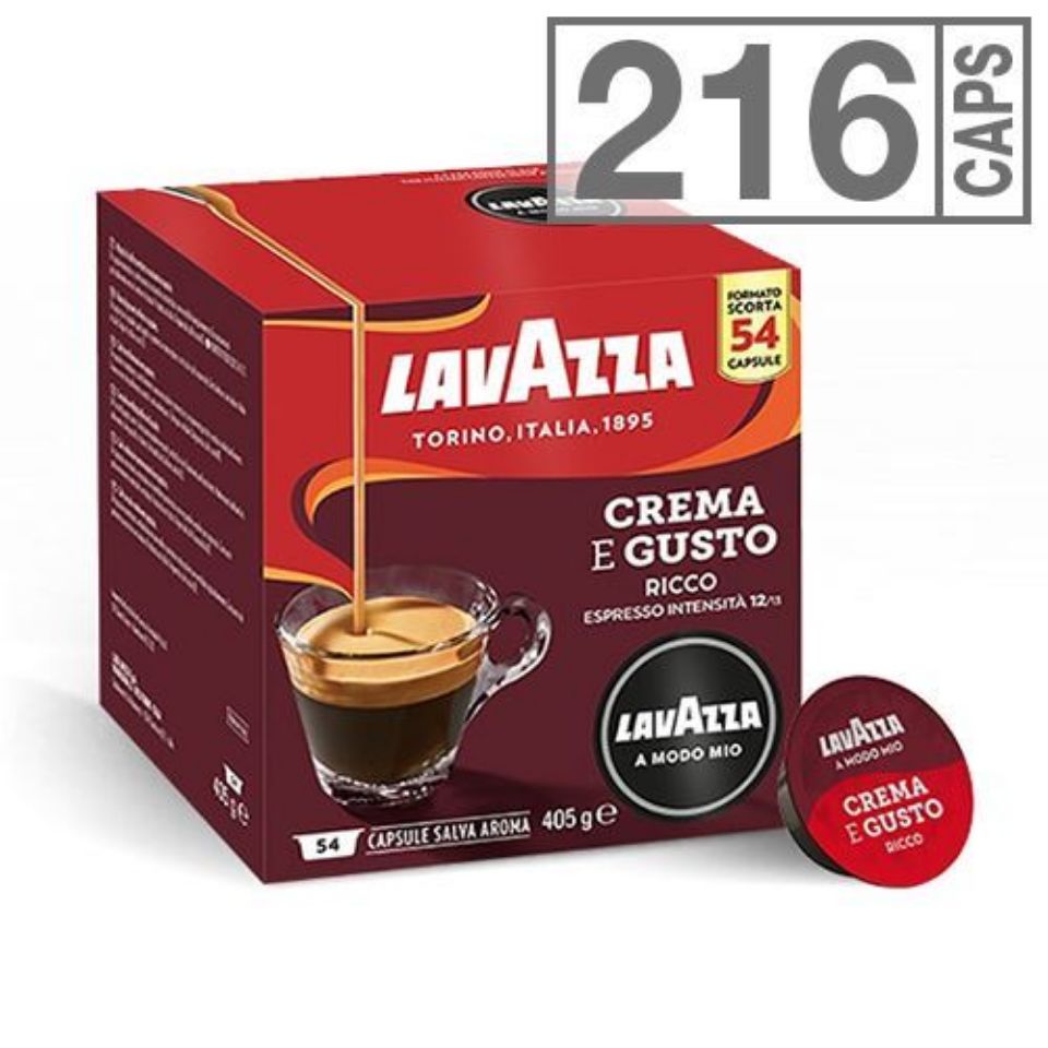 Immagine di 216 Cialde Lavazza a Modo Mio Crema e Gusto RICCO