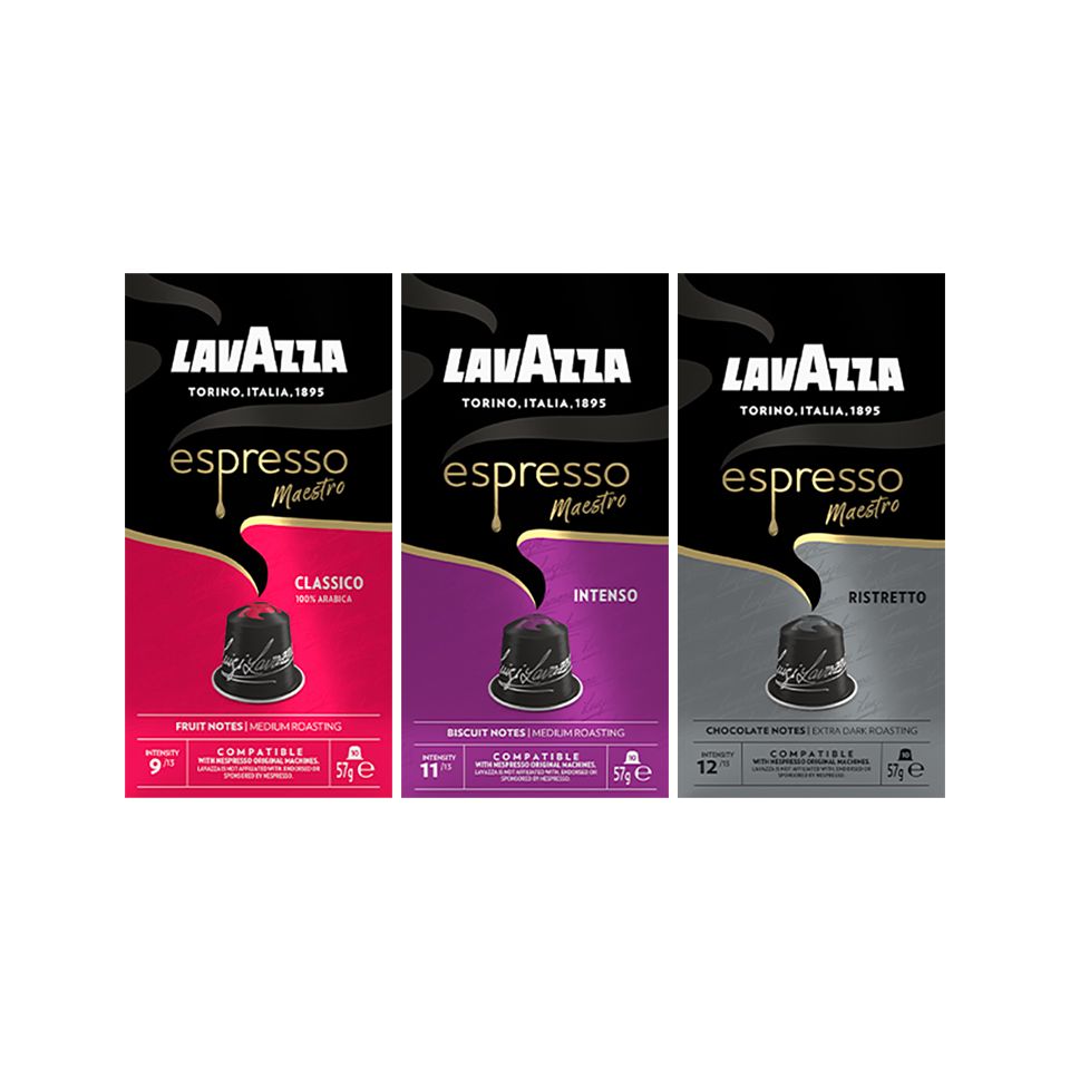 Immagine di Kit Degustazione: 120 Capsule Lavazza Maestro Compatibili Nespresso