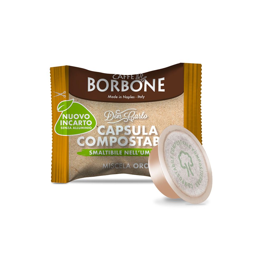 Immagine di 100 Capsule Don Carlo caffè Borbone  miscela ORO (compatibili Lavazza A Modo Mio)