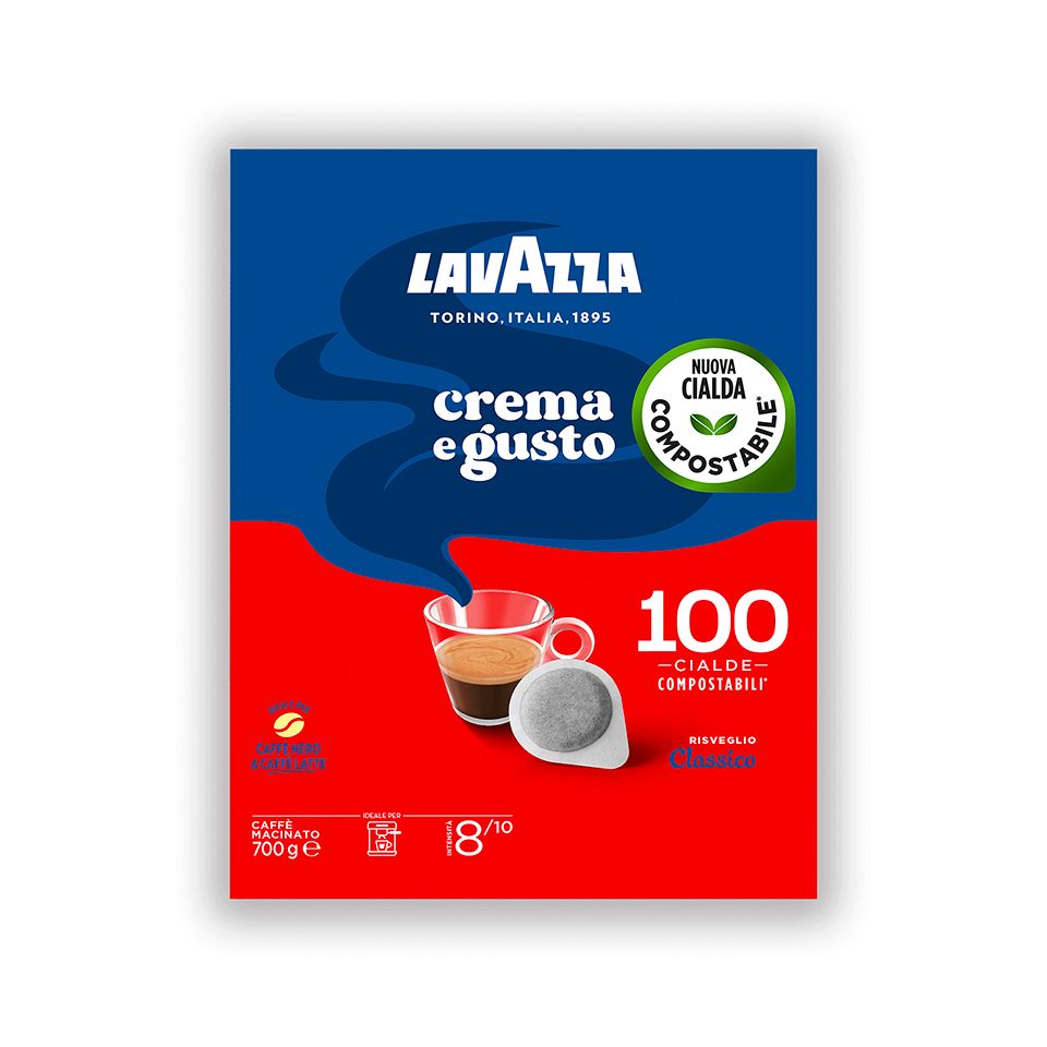 Immagine di 100 cialde ESE 44mm Lavazza Crema e Gusto Classico