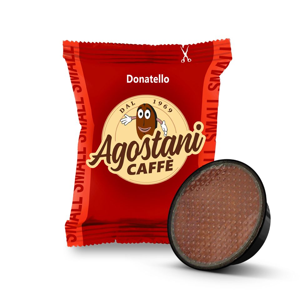 Immagine di 100 capsule Caffè Agostani SMALL Donatello compatibile Lavazza a Modo Mio