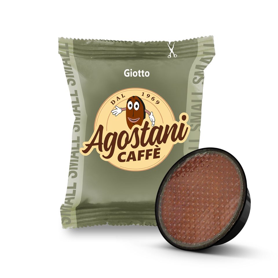 Immagine di 100 capsule Caffè Agostani SMALL Giotto compatibile Lavazza a Modo Mio