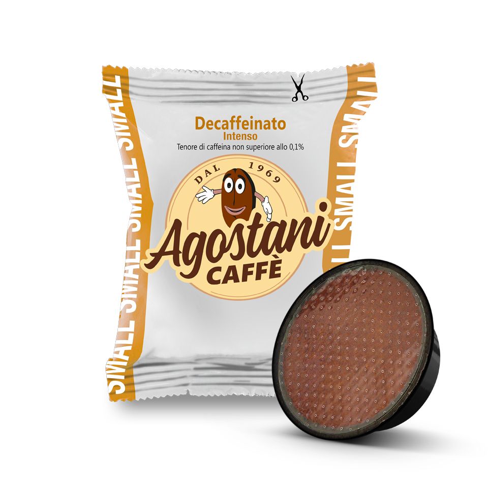 Immagine di 50 capsule Caffè Agostani SMALL Decaffeinato Intenso compatibile Lavazza a Modo Mio