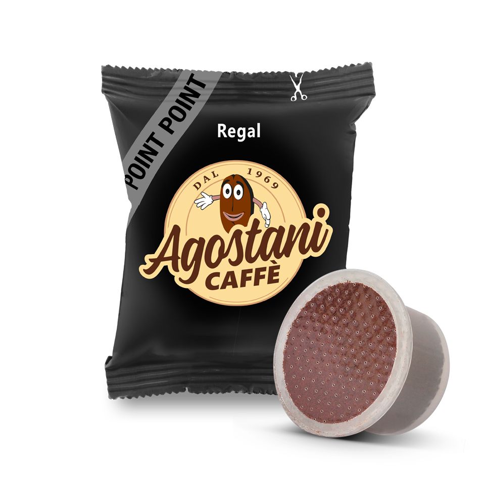 Immagine di 100 Cialde caffè Agostani REGAL Compatibili Lavazza Espresso Point