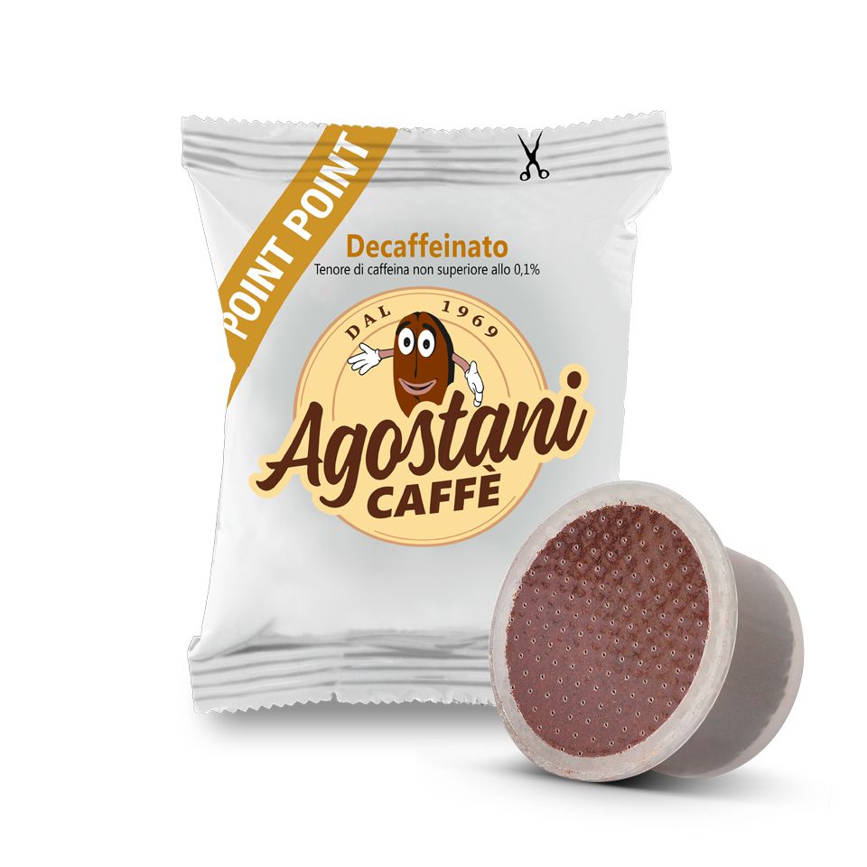 Immagine di 100 Cialde Agostani monodose miscela Decaffeinato Compatibili Lavazza Espresso Point